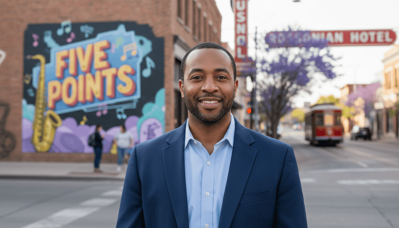 executive headshot example showcasing Five Points neighborhood style in Denver