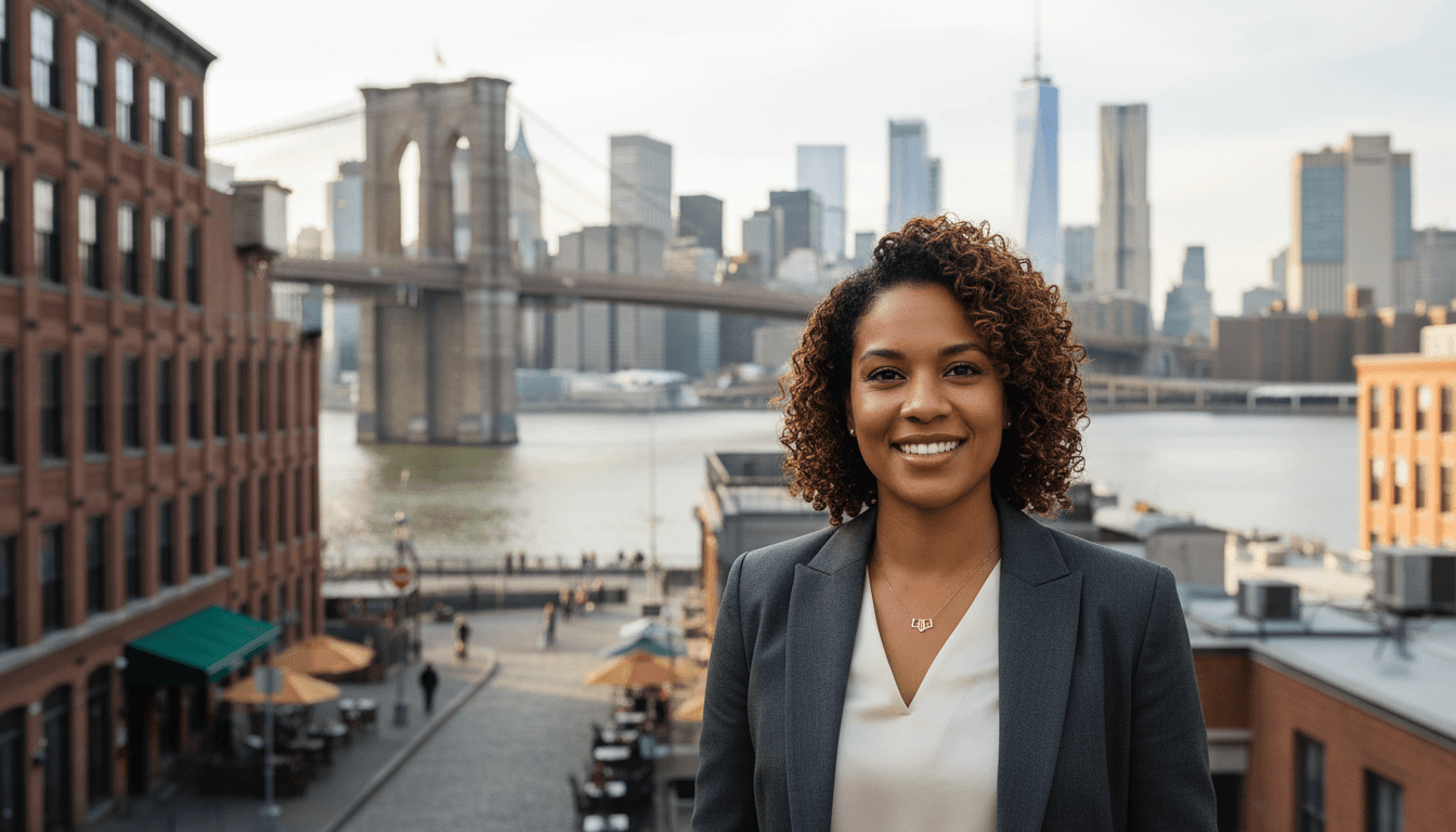 corporate portrait example showcasing Brooklyn neighborhood style in New York
