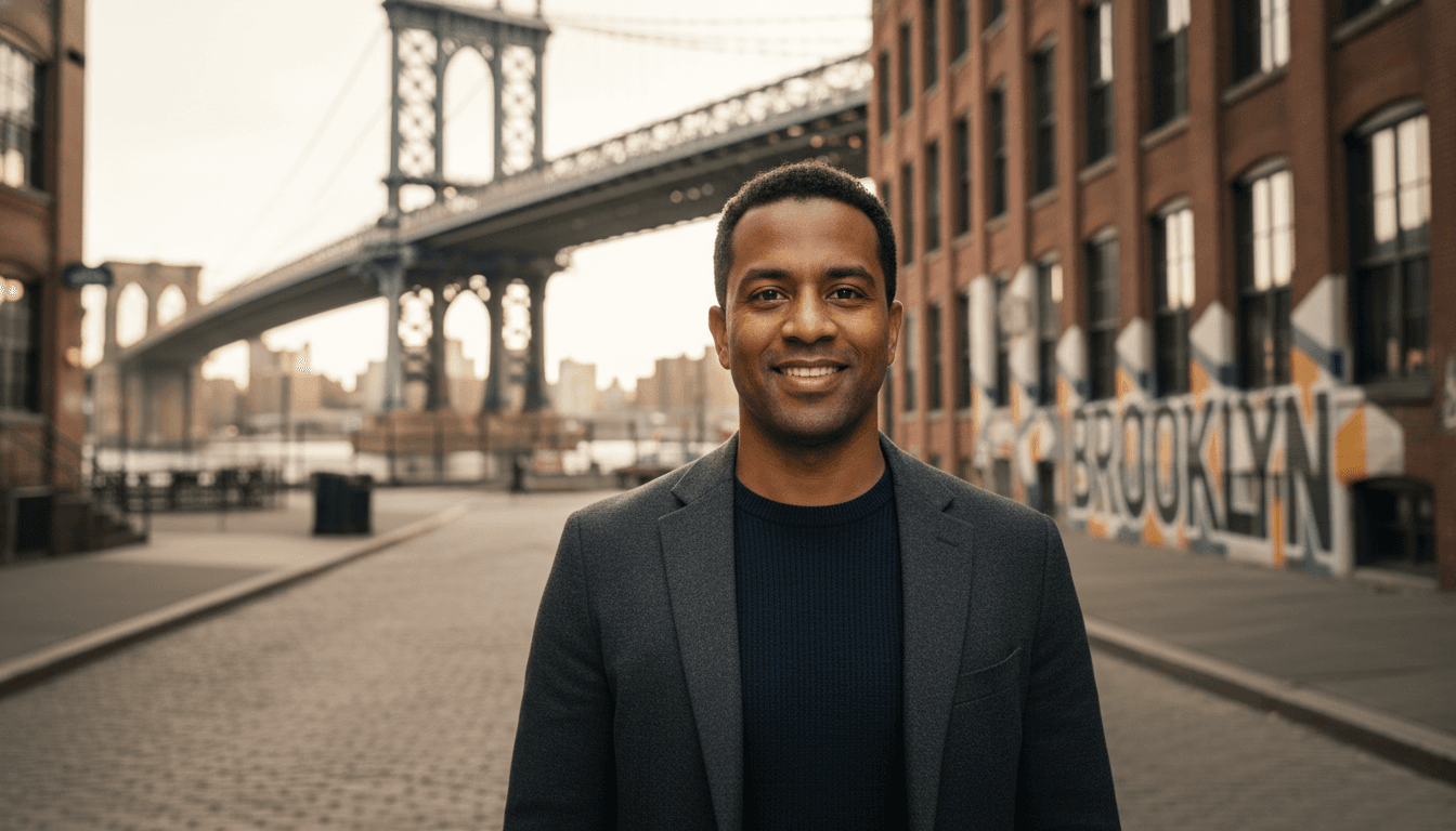 executive headshot example showcasing Brooklyn neighborhood style in New York