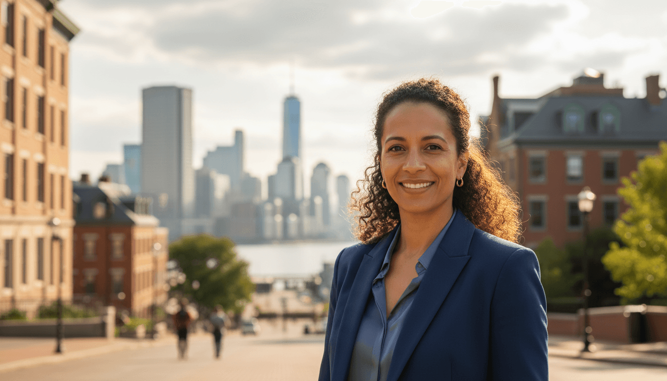 corporate portrait example showcasing Jersey City neighborhood style in New York