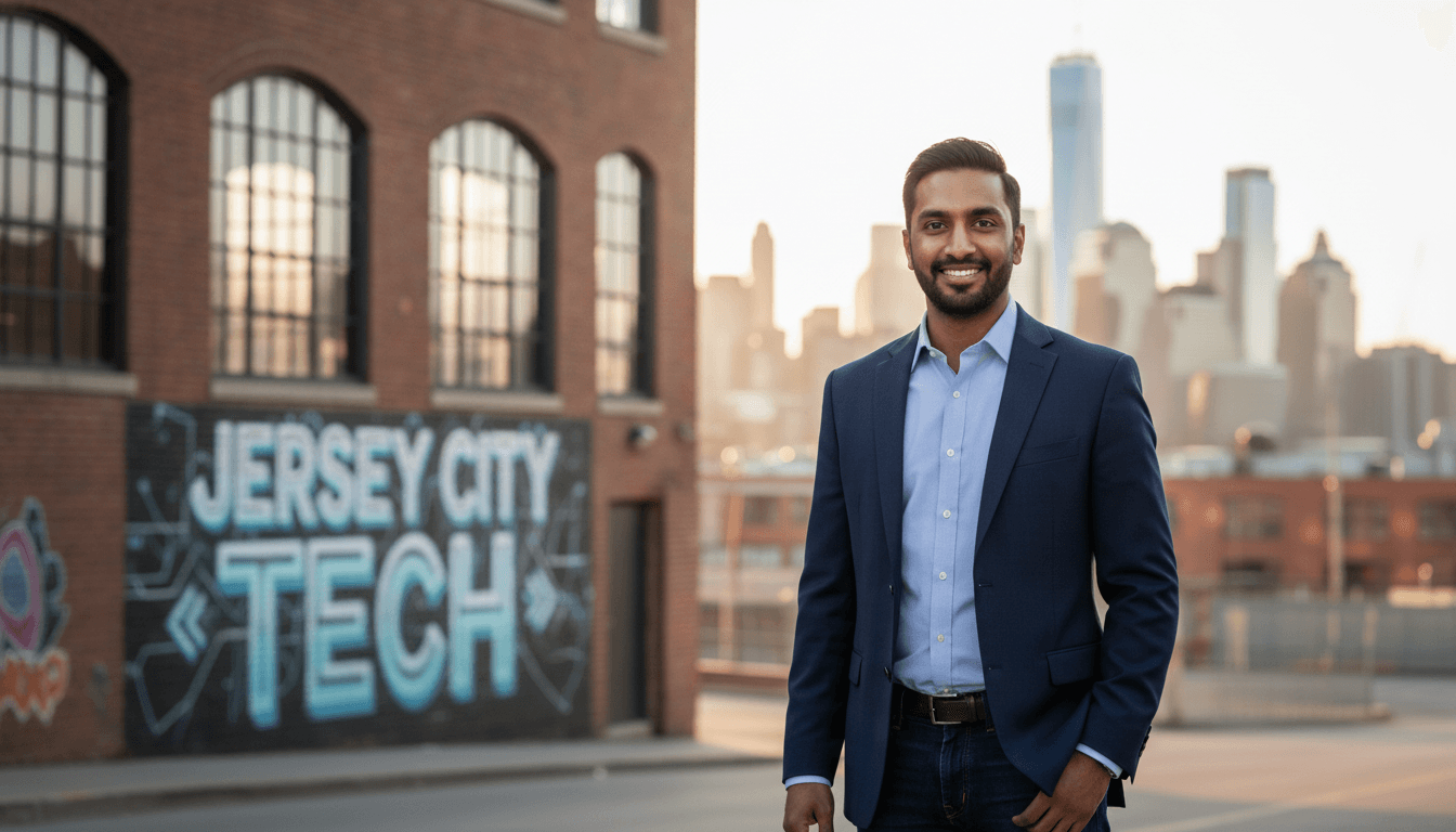 executive headshot example showcasing Jersey City neighborhood style in New York