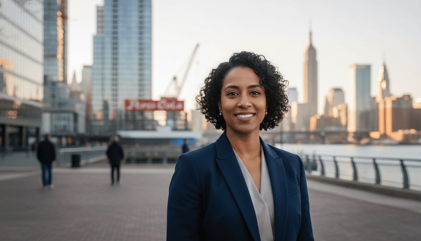 Professional headshot example showcasing Long Island City neighborhood style in New York