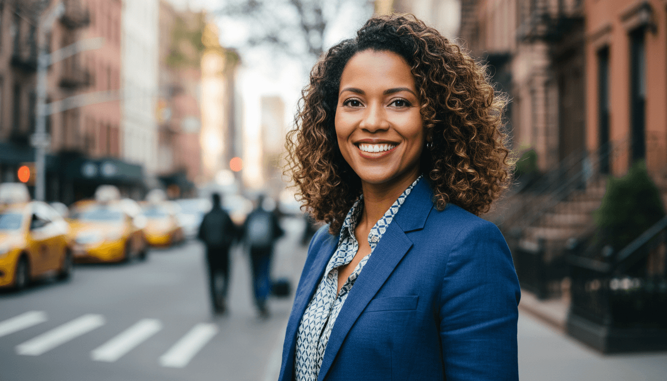 corporate portrait example showcasing Manhattan neighborhood style in New York
