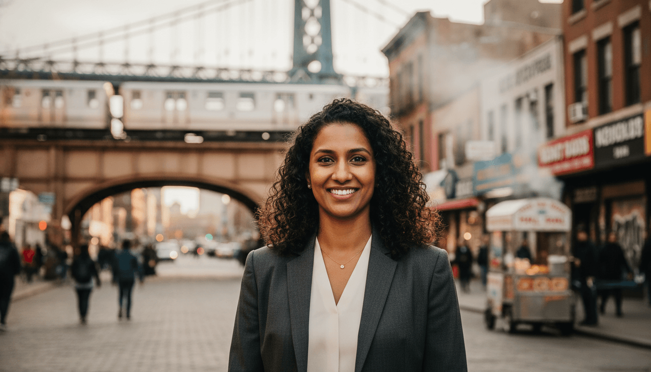 corporate portrait example showcasing Queens neighborhood style in New York