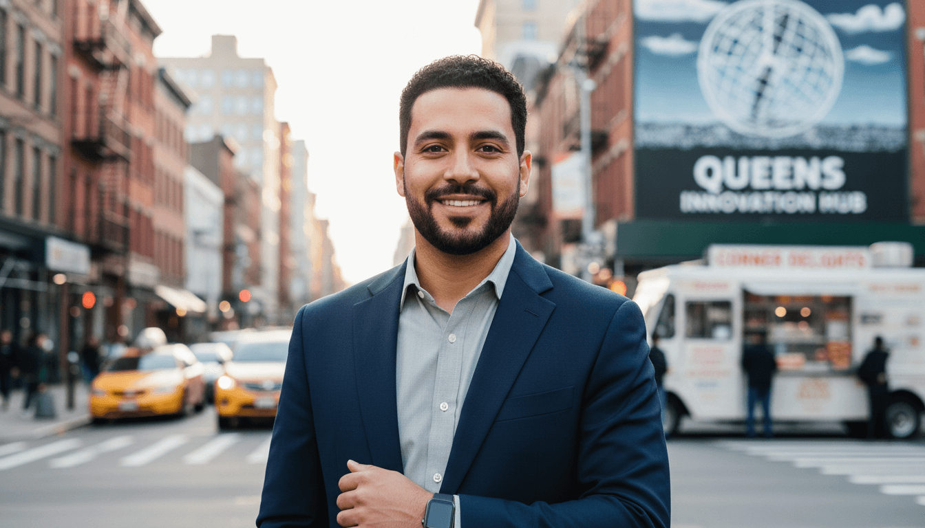 executive headshot example showcasing Queens neighborhood style in New York