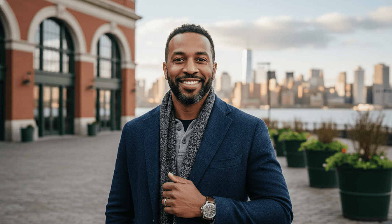 business headshot example showcasing Staten Island neighborhood style in New York