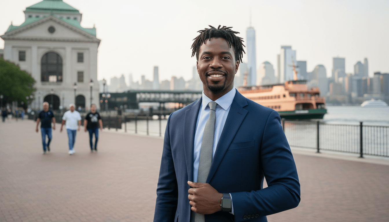 executive headshot example showcasing Staten Island neighborhood style in New York