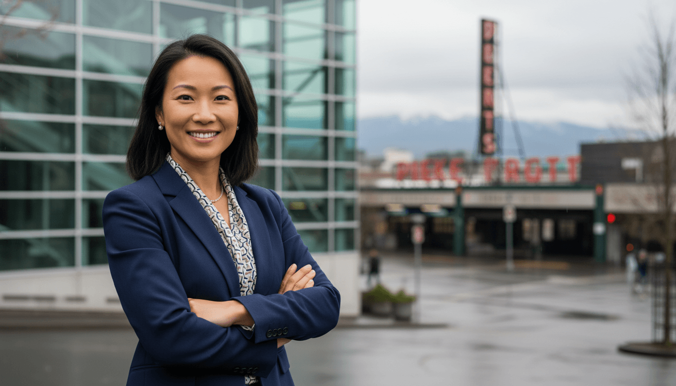 Professional headshot example showcasing Downtown Seattle neighborhood style in Seattle
