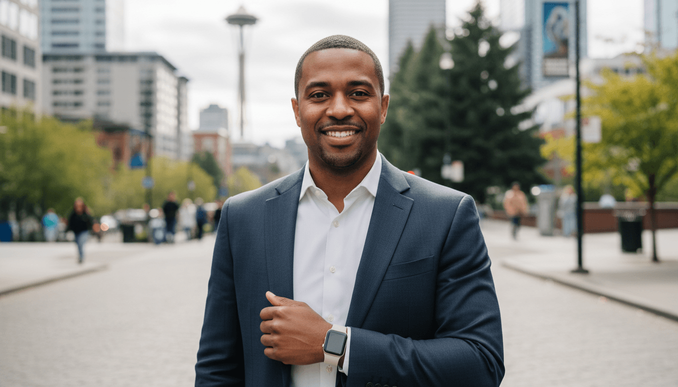 executive headshot example showcasing Downtown Seattle neighborhood style in Seattle