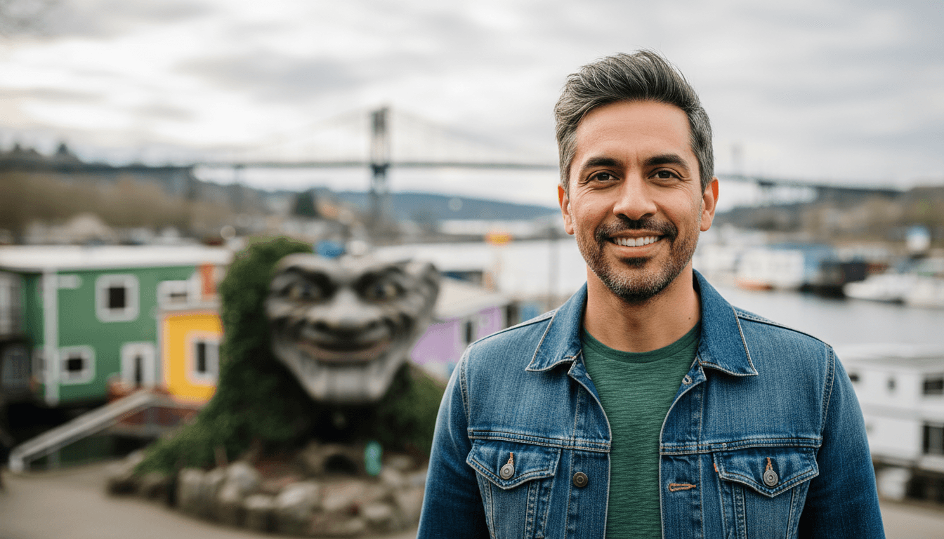 business headshot example showcasing Fremont neighborhood style in Seattle