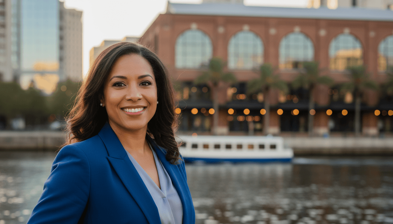 corporate portrait example showcasing Channelside neighborhood style in Tampa