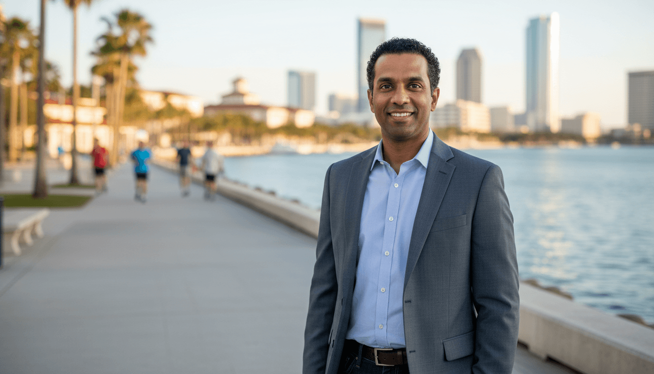 executive headshot example showcasing Davis Islands neighborhood style in Tampa