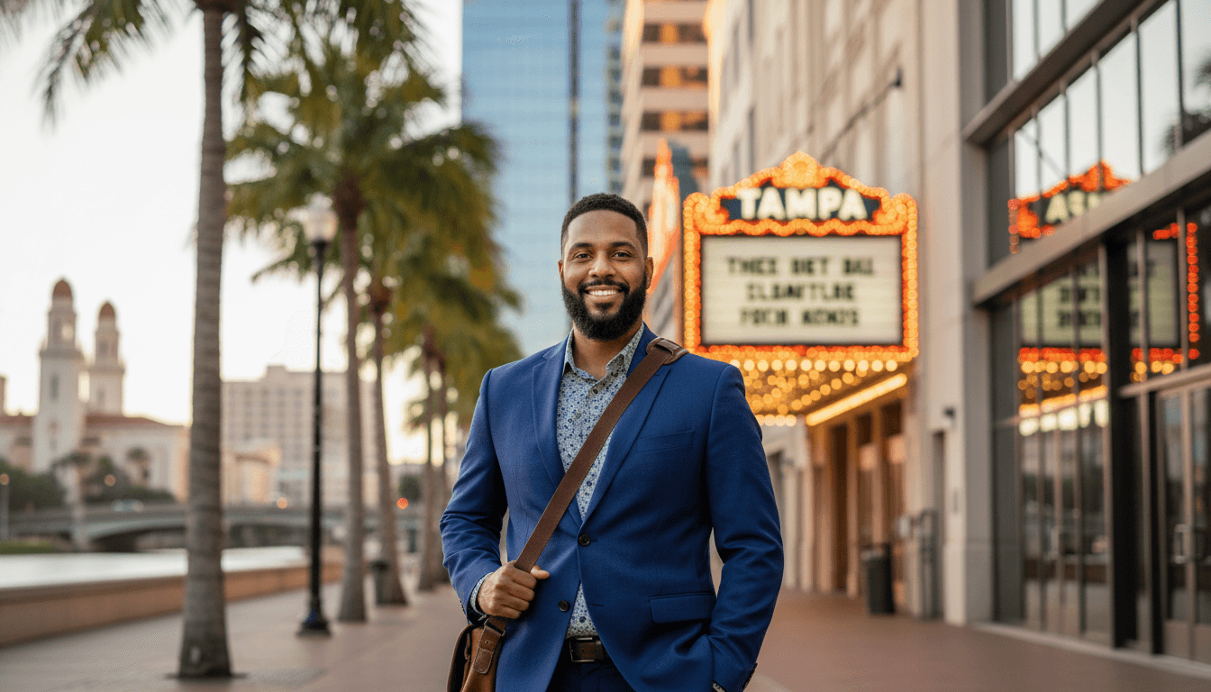 business headshot example showcasing Downtown Tampa neighborhood style in Tampa