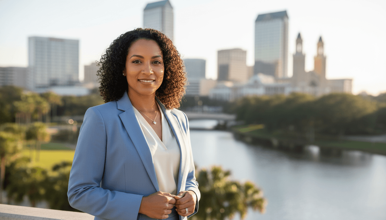 corporate portrait example showcasing Downtown Tampa neighborhood style in Tampa
