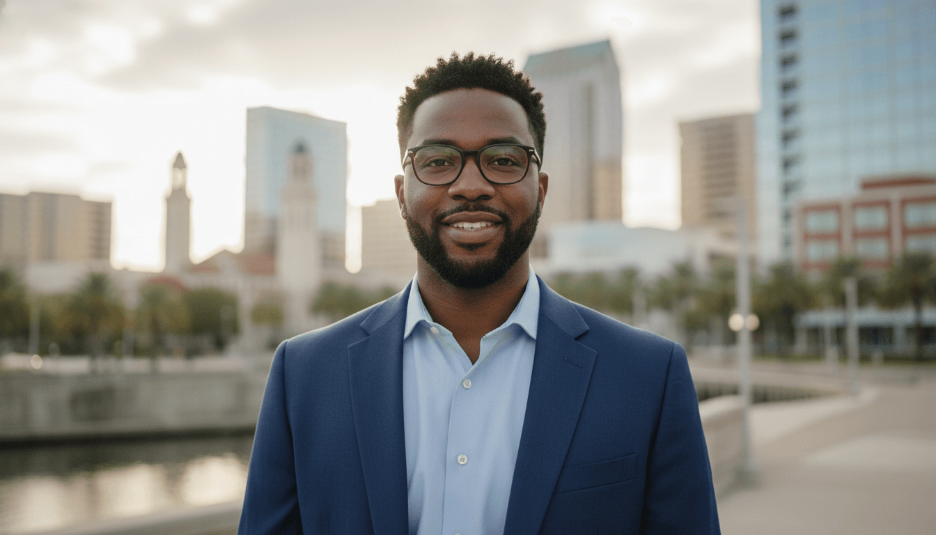 executive headshot example showcasing Downtown Tampa neighborhood style in Tampa