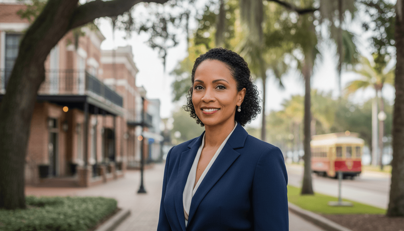 Professional headshot example showcasing Hyde Park neighborhood style in Tampa
