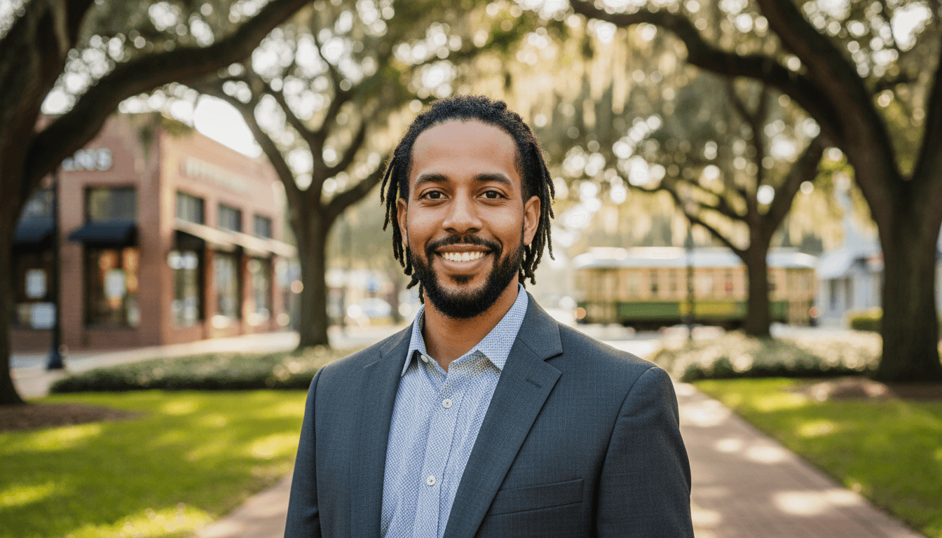 business headshot example showcasing Hyde Park neighborhood style in Tampa