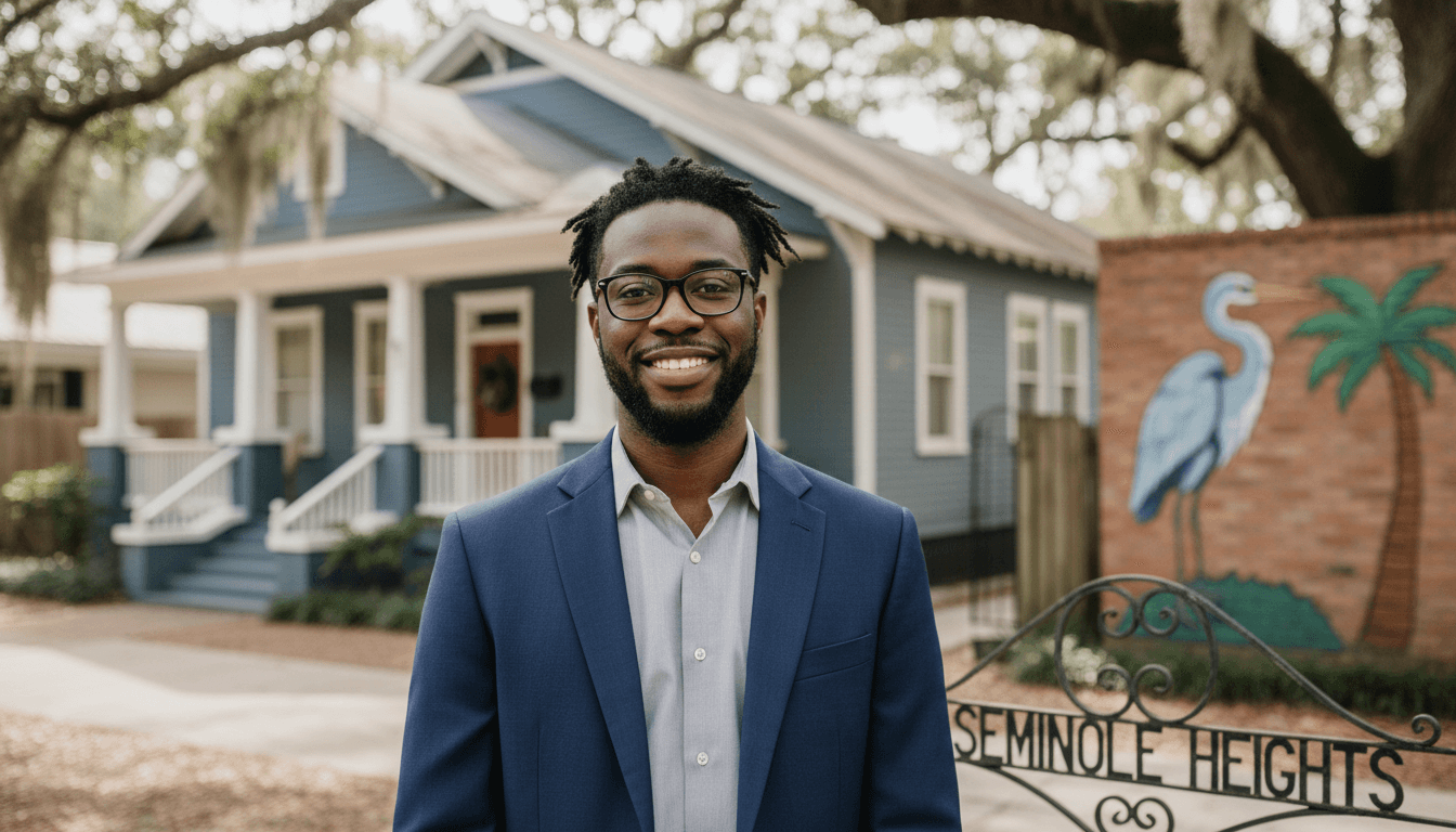 executive headshot example showcasing Seminole Heights neighborhood style in Tampa
