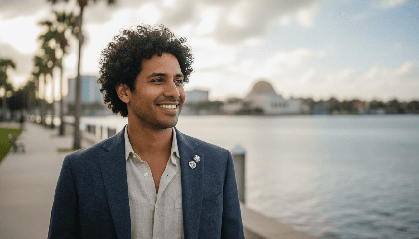 business headshot example showcasing St. Petersburg neighborhood style in Tampa