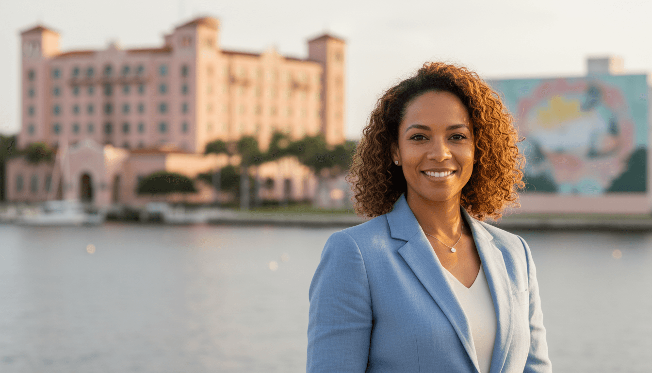 corporate portrait example showcasing St. Petersburg neighborhood style in Tampa