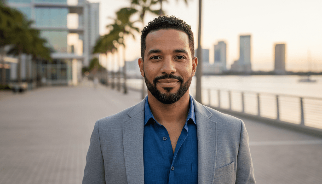 business headshot example showcasing Westshore neighborhood style in Tampa