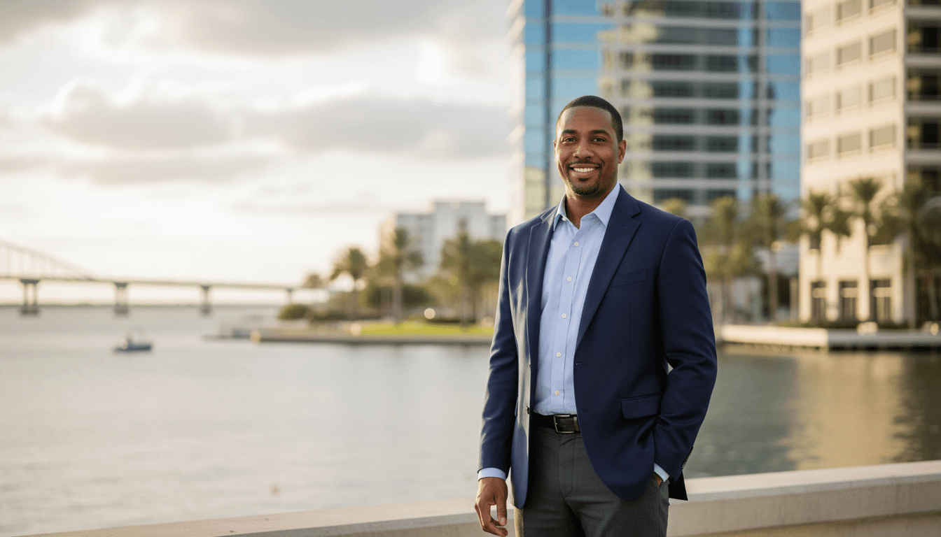 executive headshot example showcasing Westshore neighborhood style in Tampa