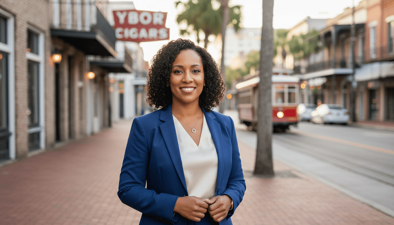 corporate portrait example showcasing Ybor City neighborhood style in Tampa