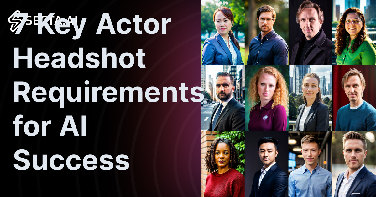 7 Key Actor Headshot Requirements for AI Success