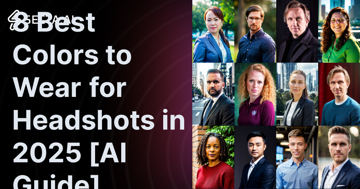 8 Best Colors to Wear for Headshots in 2025 [AI Guide]