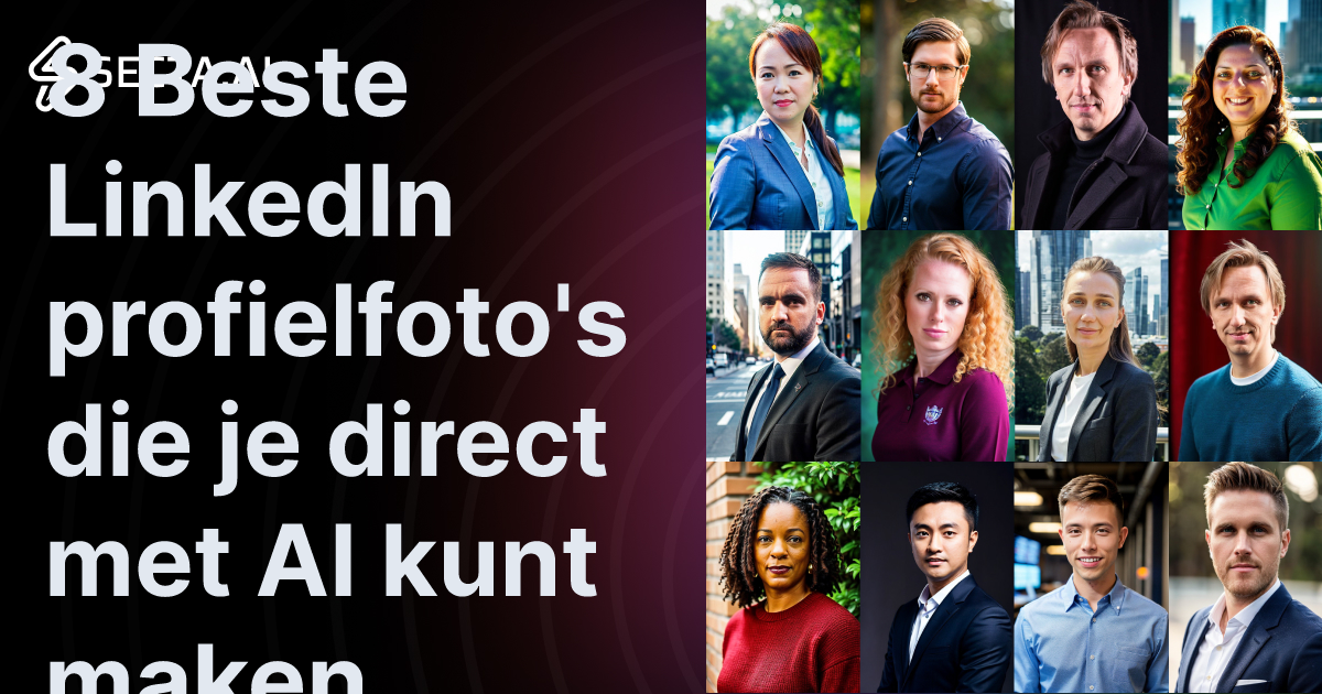 8 Beste LinkedIn profielfoto's die je direct met AI kunt maken