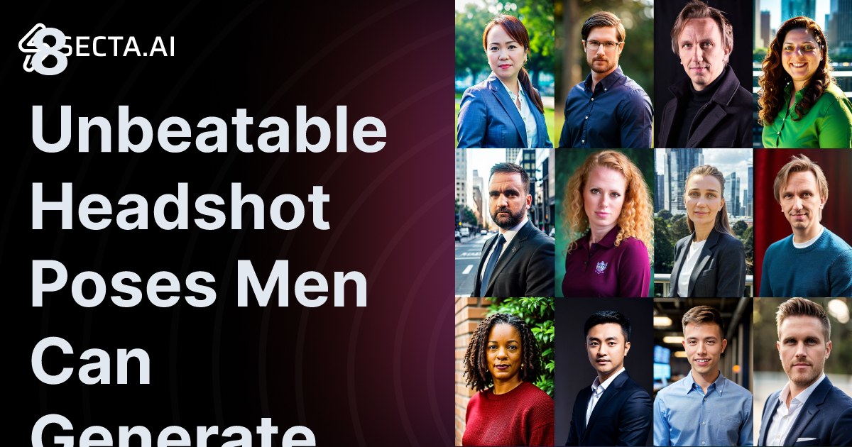 8 Unbeatable Headshot Poses Men Can Generate Instantly with AI