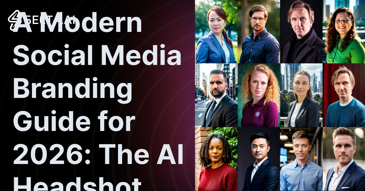 A Modern Social Media Branding Guide for 2026: The AI Headshot Advantage