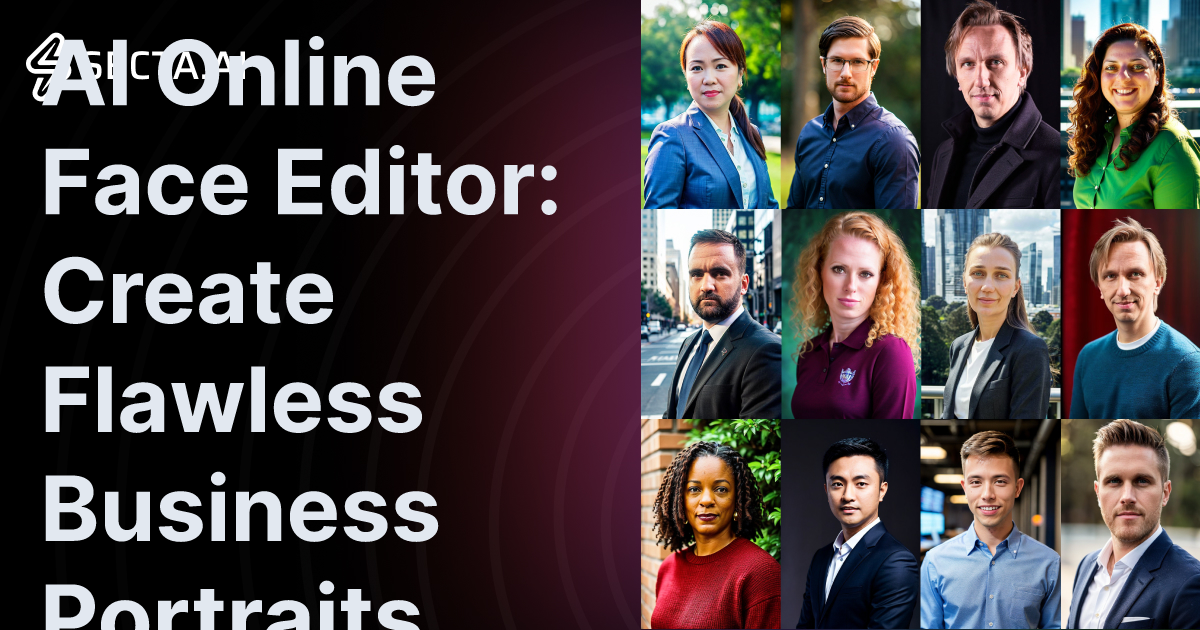 AI Online Face Editor: Create Flawless Business Portraits