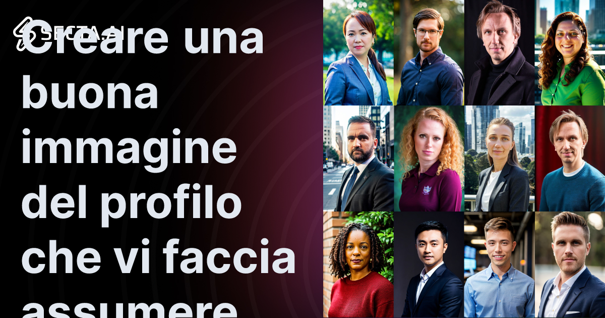 Creare una buona immagine del profilo che vi faccia assumere