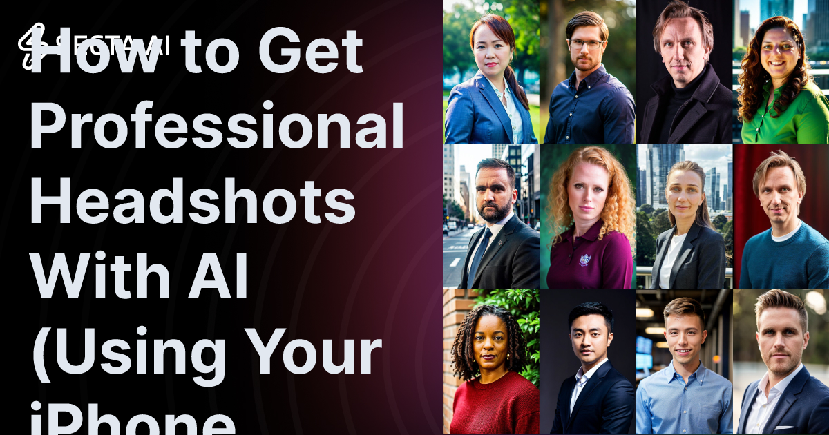 How to Get Professional Headshots With AI (Using Your iPhone Photos) in ...