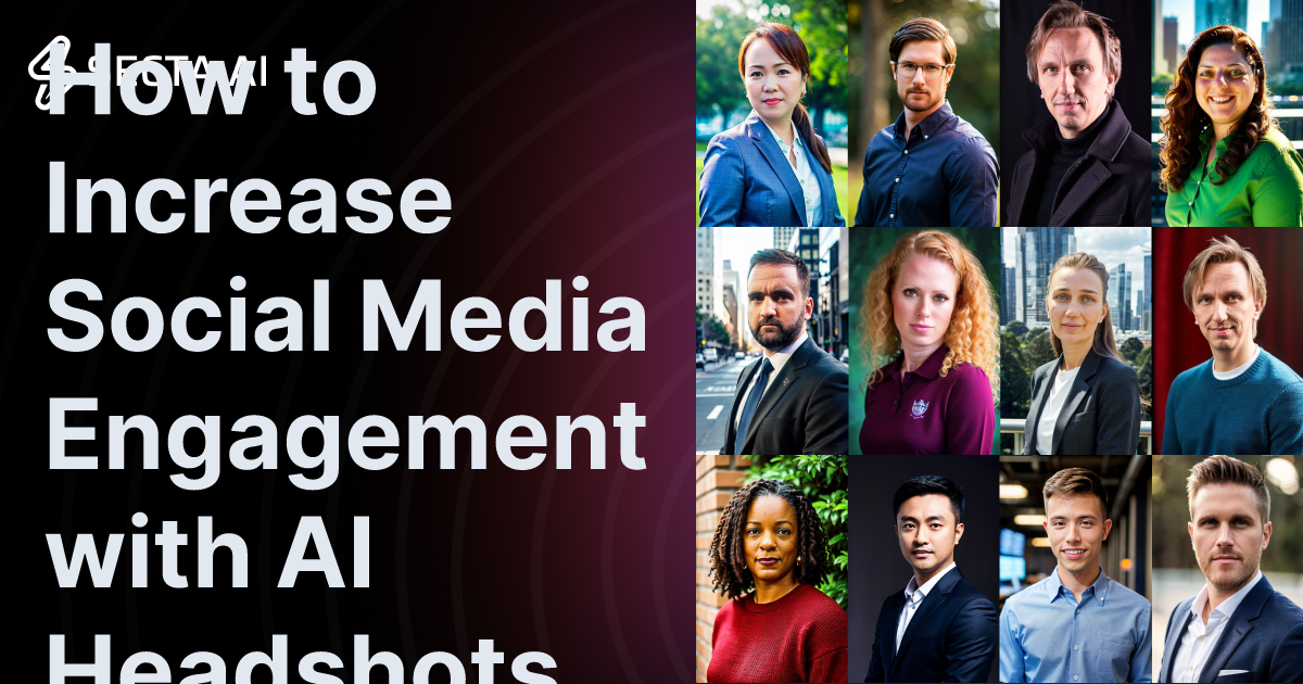 How to Increase Social Media Engagement with AI Headshots
