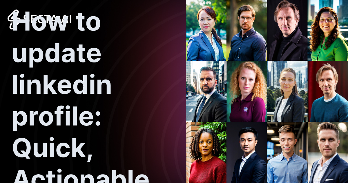 How to update linkedin profile: Quick, Actionable Tips to Shine on LinkedIn