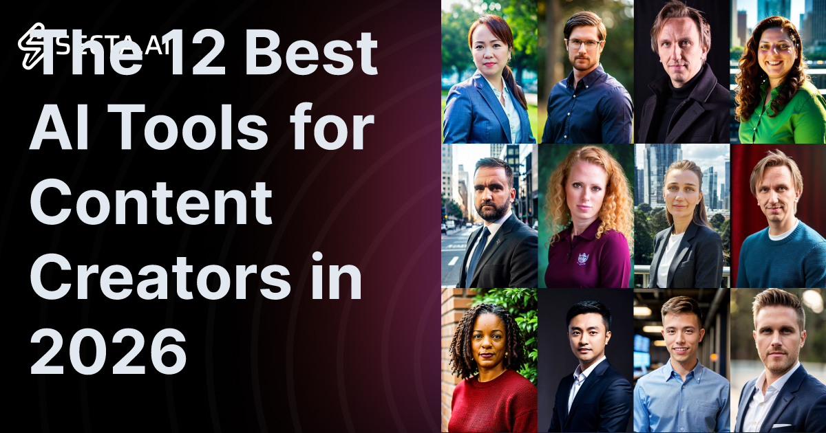 The 12 Best AI Tools for Content Creators in 2026