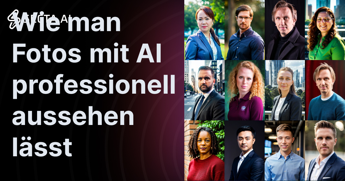 Wie man Fotos mit AI professionell aussehen lässt